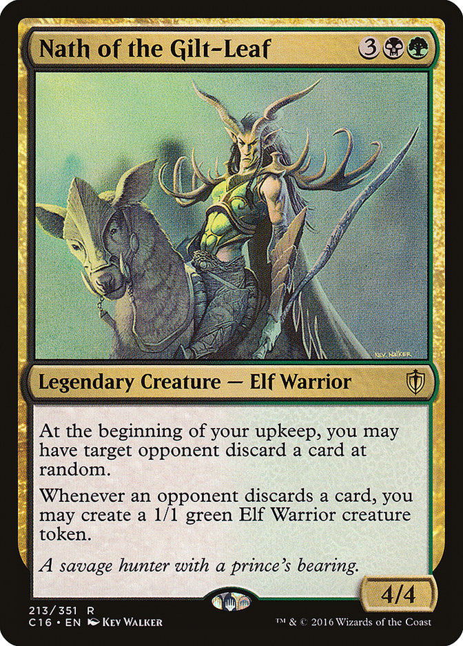 Nath of the Gilt-Leaf [Commander 2016] | Local Legends