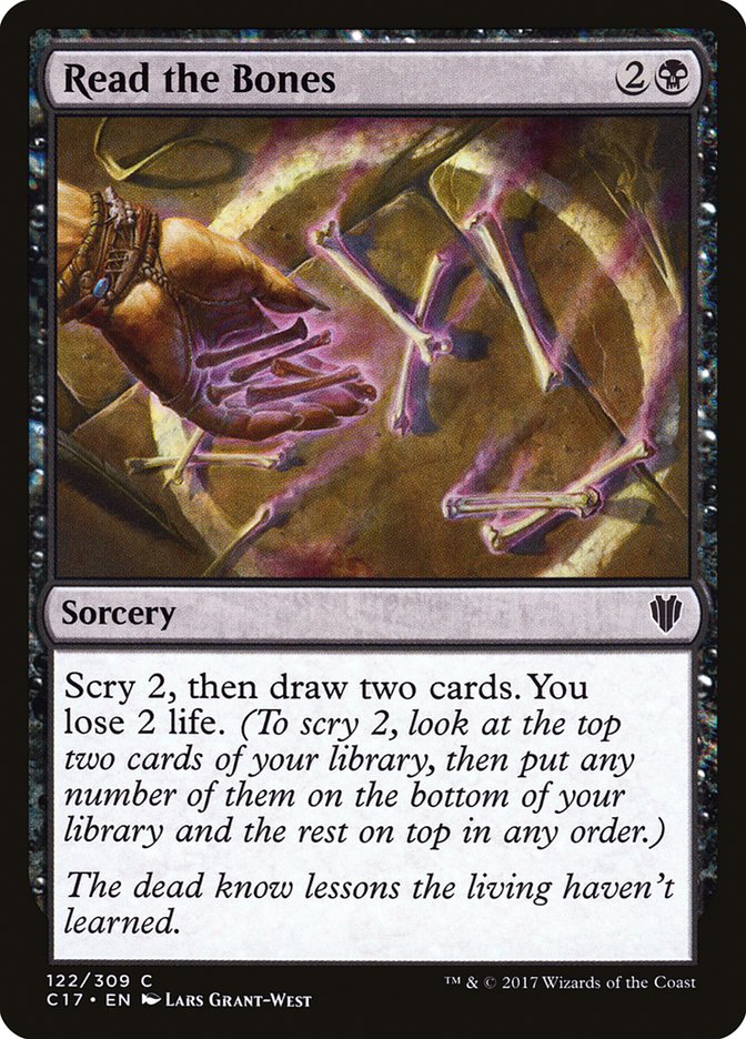 Read the Bones [Commander 2017] | Local Legends