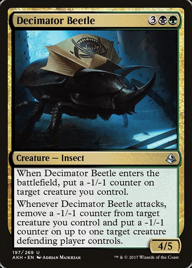 Decimator Beetle [Amonkhet] | Golgari Games