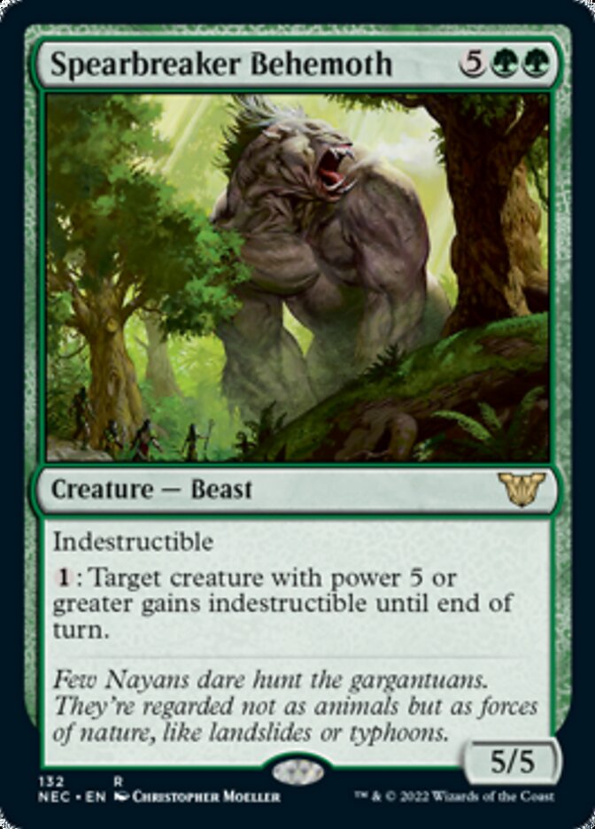 Spearbreaker Behemoth [Kamigawa: Neon Dynasty Commander] | Local Legends
