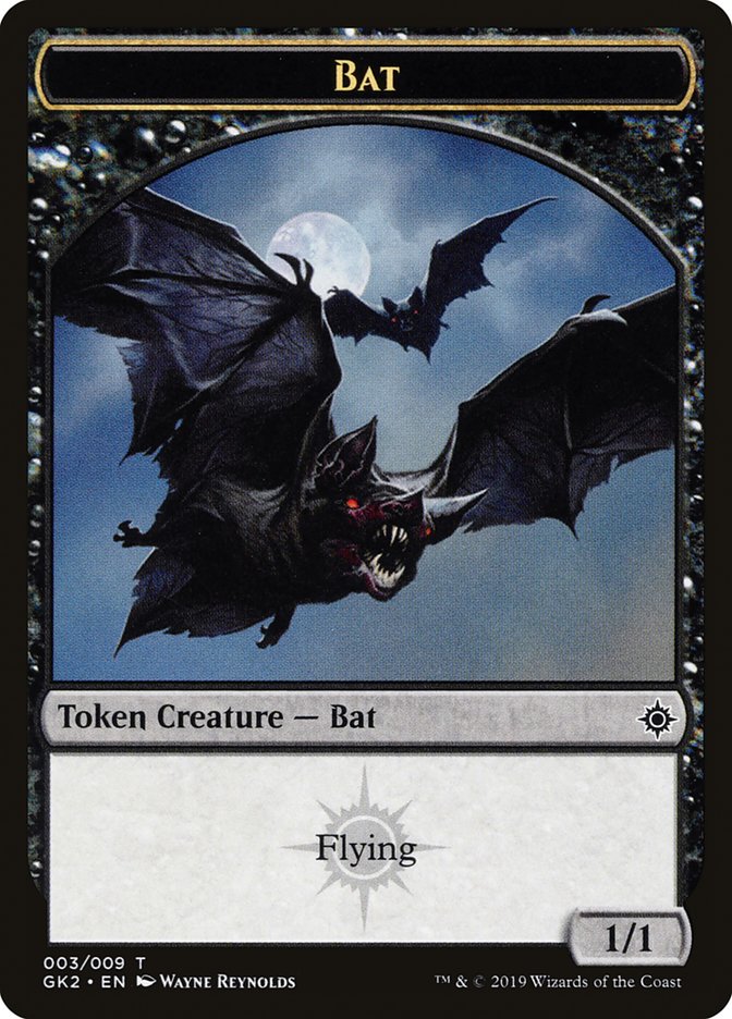 Bat // Spirit (010) Double-sided Token [Ravnica Allegiance Guild Kit Tokens] | Golgari Games