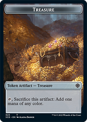 Treasure // Treasure Double-Sided Token [Starter Commander Decks] | Local Legends