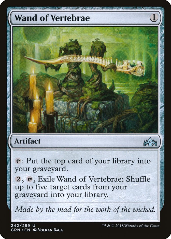 Wand of Vertebrae [Guilds of Ravnica] | Golgari Games