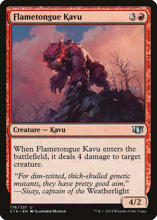 Flametongue Kavu [Commander 2014] | Golgari Games