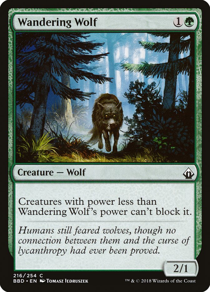 Wandering Wolf [Battlebond] | Golgari Games