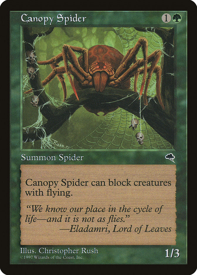 Canopy Spider [Tempest] | Golgari Games