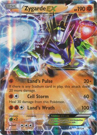 Zygarde EX (54/124) (Jumbo Card) [XY: Fates Collide] | Golgari Games