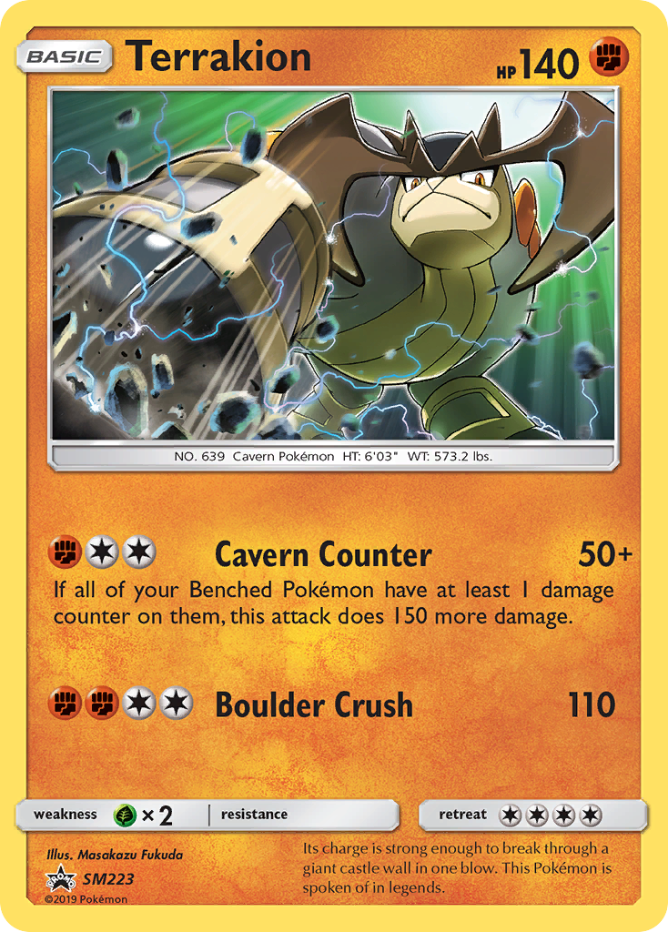 Terrakion (SM223) [Sun & Moon: Black Star Promos] | Golgari Games