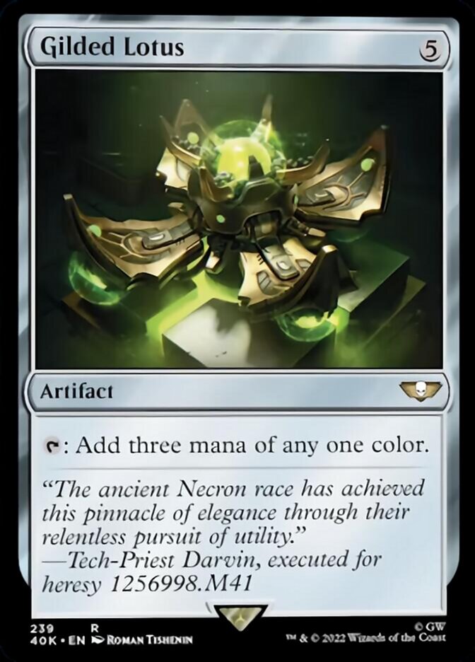 Gilded Lotus (Surge Foil) [Universes Beyond: Warhammer 40,000] | Local Legends