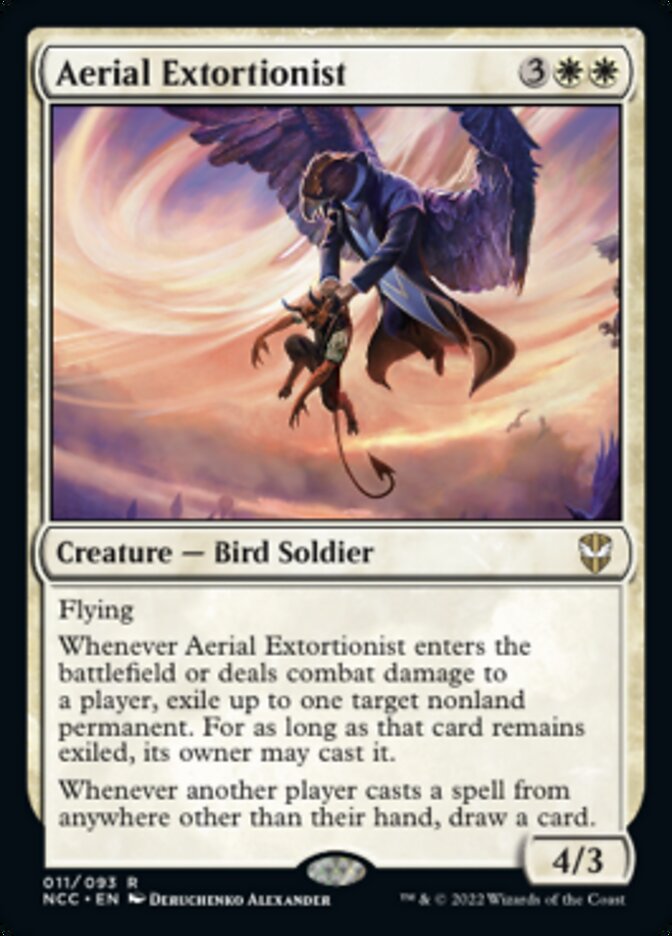 Aerial Extortionist [Streets of New Capenna Commander] | Golgari Games