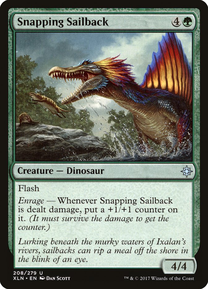 Snapping Sailback [Ixalan] | Golgari Games