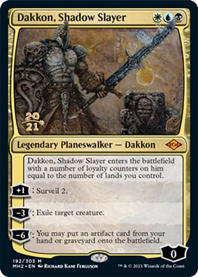 Dakkon, Shadow Slayer [Modern Horizons 2 Prerelease Promos] | Golgari Games