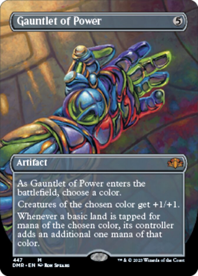 Gauntlet of Power (Borderless Alternate Art) [Dominaria Remastered] | Local Legends