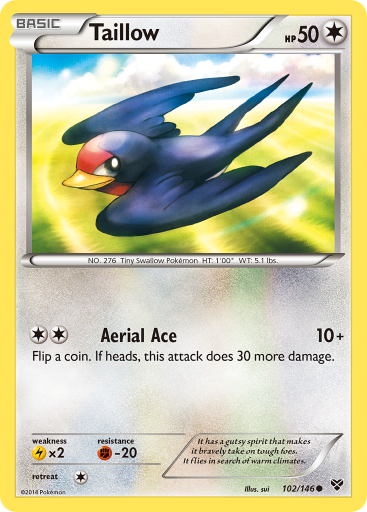 Taillow (102/146) [XY: Base Set] | Golgari Games