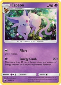 Espeon (89/214) (Cosmos Holo) (Blister Exclusive) [Sun & Moon: Lost Thunder] | Golgari Games