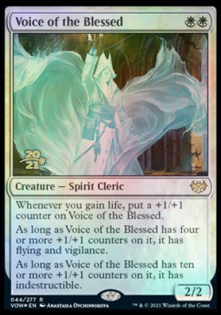 Voice of the Blessed [Innistrad: Crimson Vow Prerelease Promos] | Golgari Games