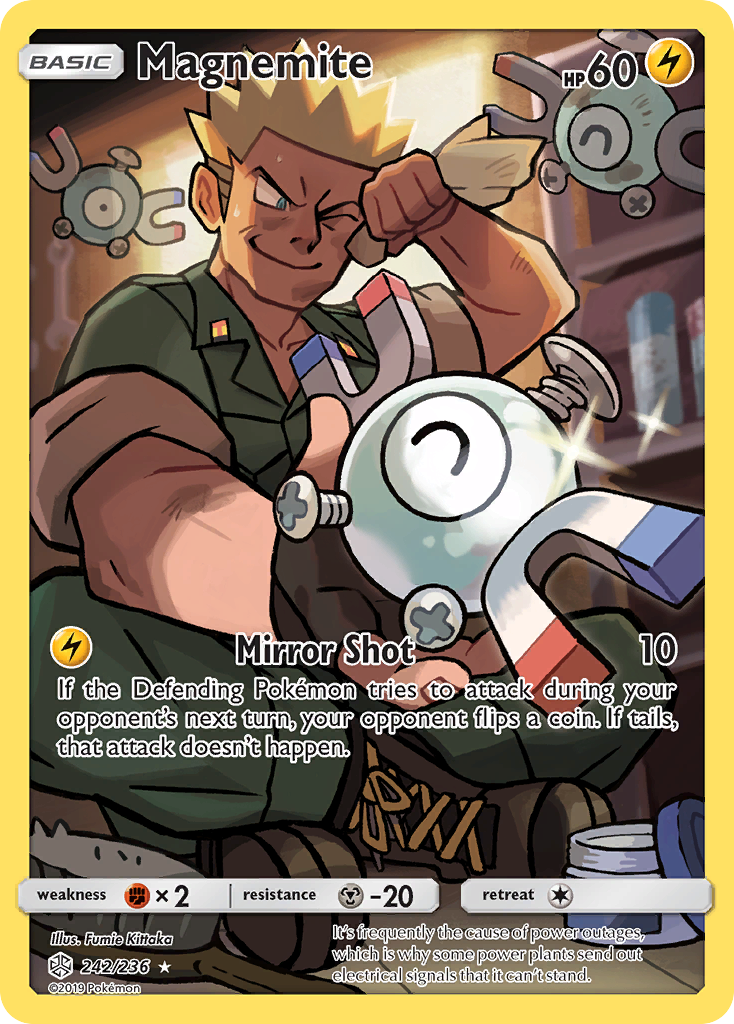 Magnemite (242/236) [Sun & Moon: Cosmic Eclipse] | Golgari Games