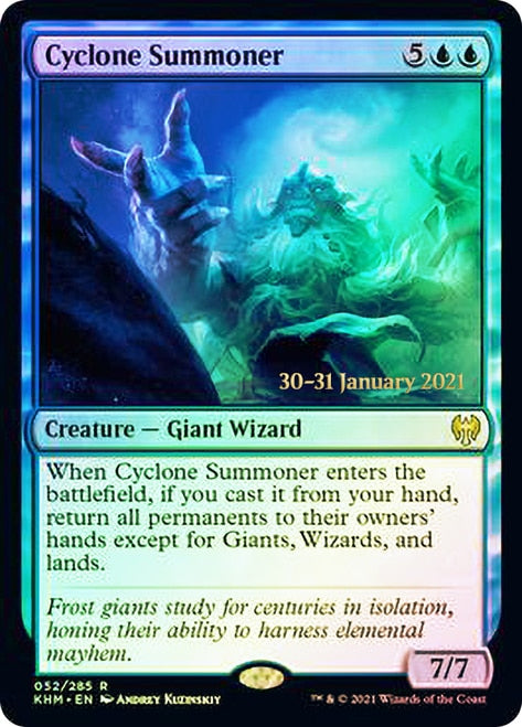 Cyclone Summoner [Kaldheim Prerelease Promos] | Golgari Games