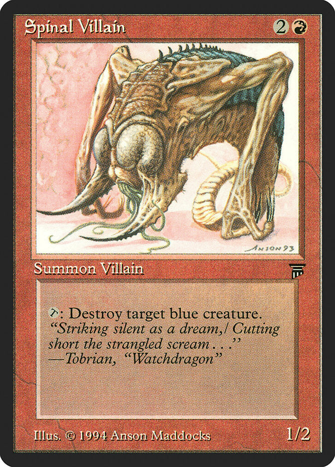 Spinal Villain [Legends] | Local Legends