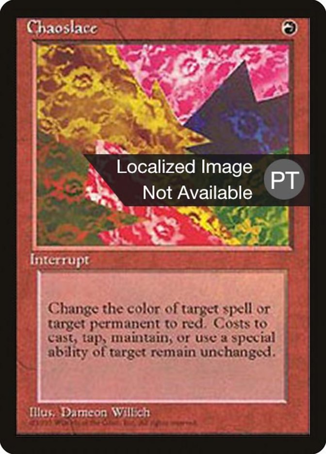 Chaoslace [Fourth Edition (Foreign Black Border)] | Local Legends