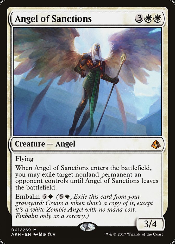 Angel of Sanctions [Amonkhet] | Golgari Games