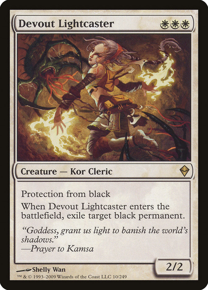 Devout Lightcaster [Zendikar] | Local Legends