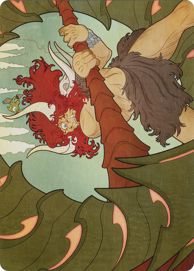 Borborygmos and Fblthp Art Card (57) [March of the Machine Art Series] | Local Legends