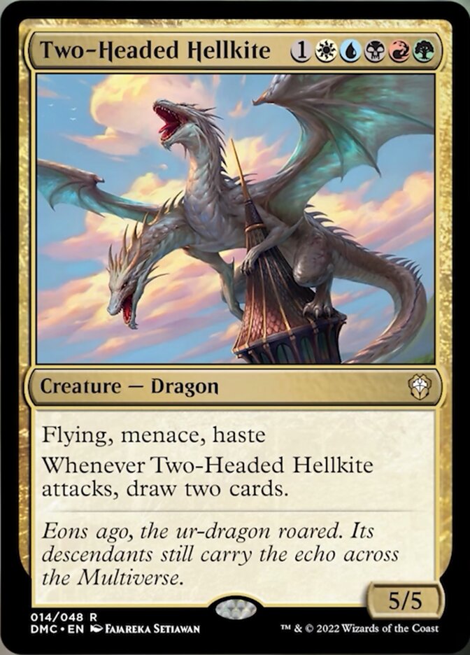 Two-Headed Hellkite [Dominaria United Commander] | Golgari Games