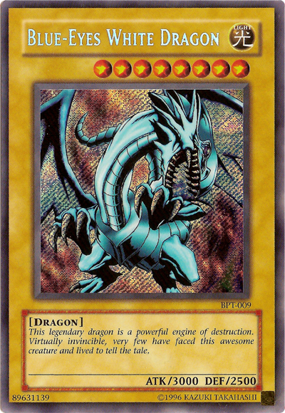 Blue-Eyes White Dragon [BPT-009] Secret Rare | Golgari Games