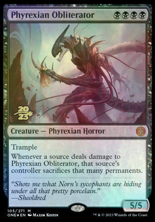 Phyrexian Obliterator [Phyrexia: All Will Be One Prerelease Promos] | Golgari Games