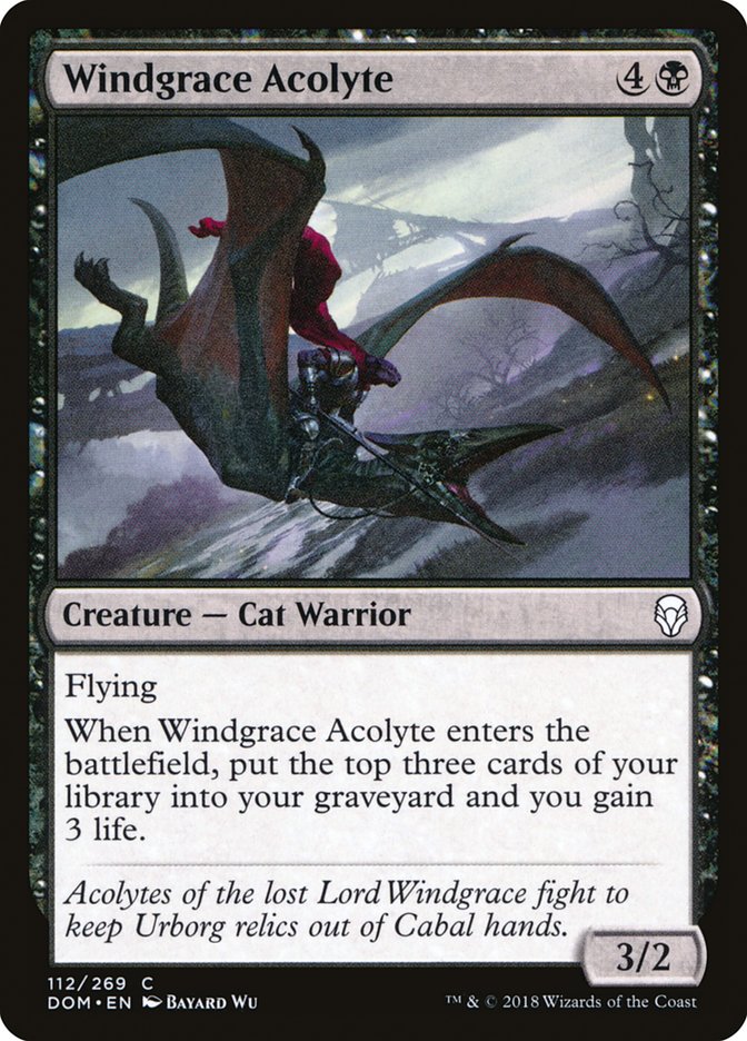 Windgrace Acolyte [Dominaria] | Golgari Games