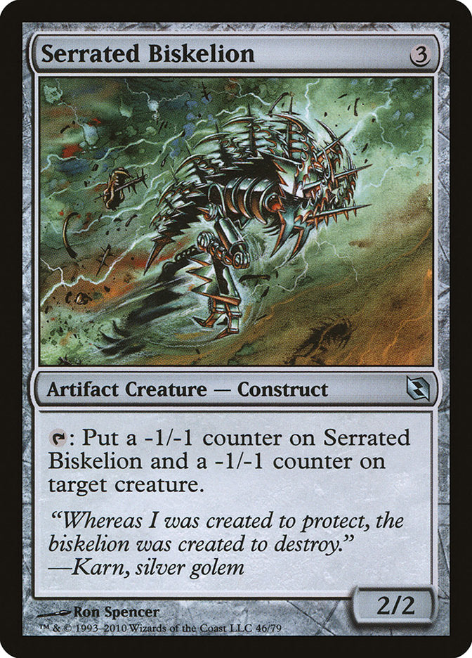 Serrated Biskelion [Duel Decks: Elspeth vs. Tezzeret] | Local Legends