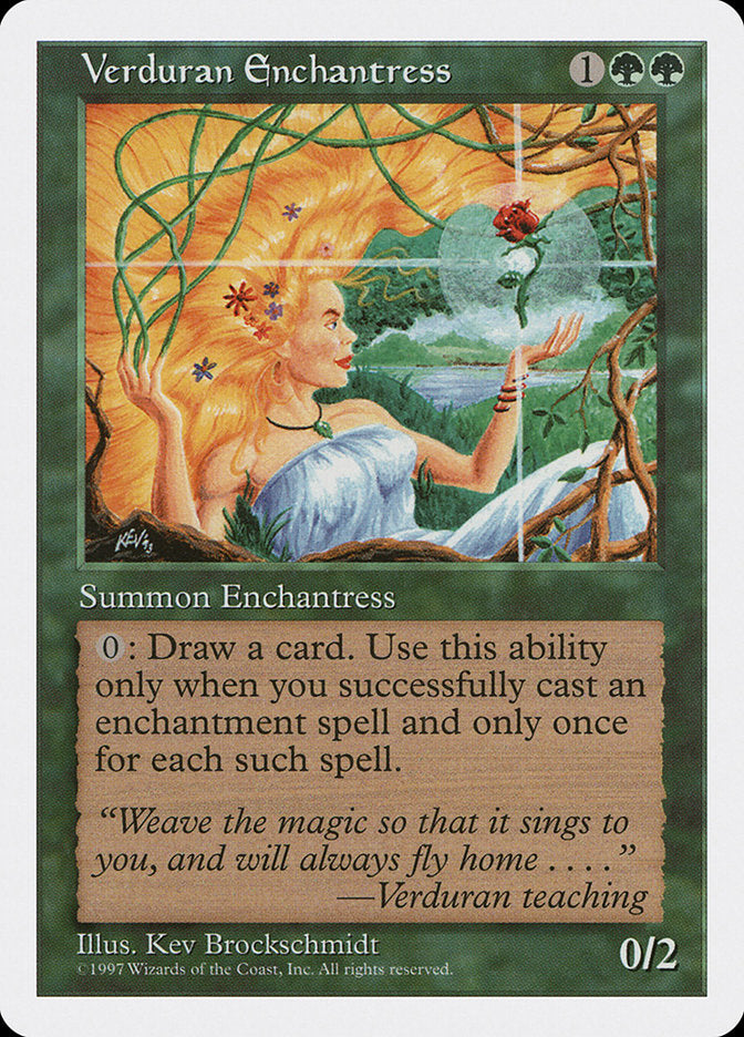 Verduran Enchantress [Fifth Edition] | Local Legends
