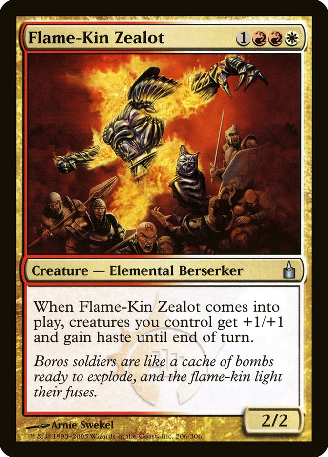 Flame-Kin Zealot [Ravnica: City of Guilds] | Golgari Games