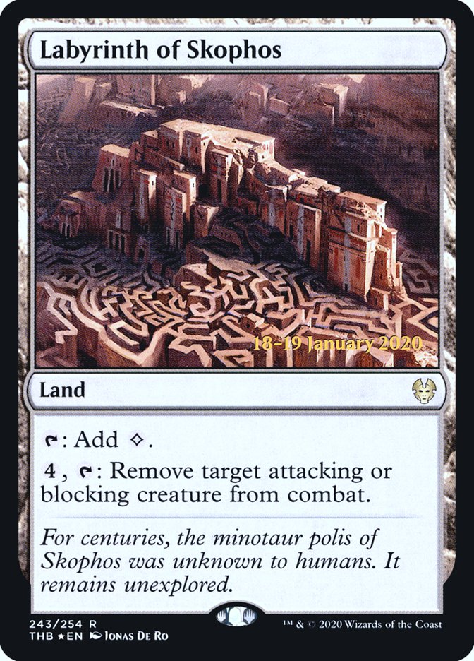 Labyrinth of Skophos [Theros Beyond Death Prerelease Promos] | Local Legends