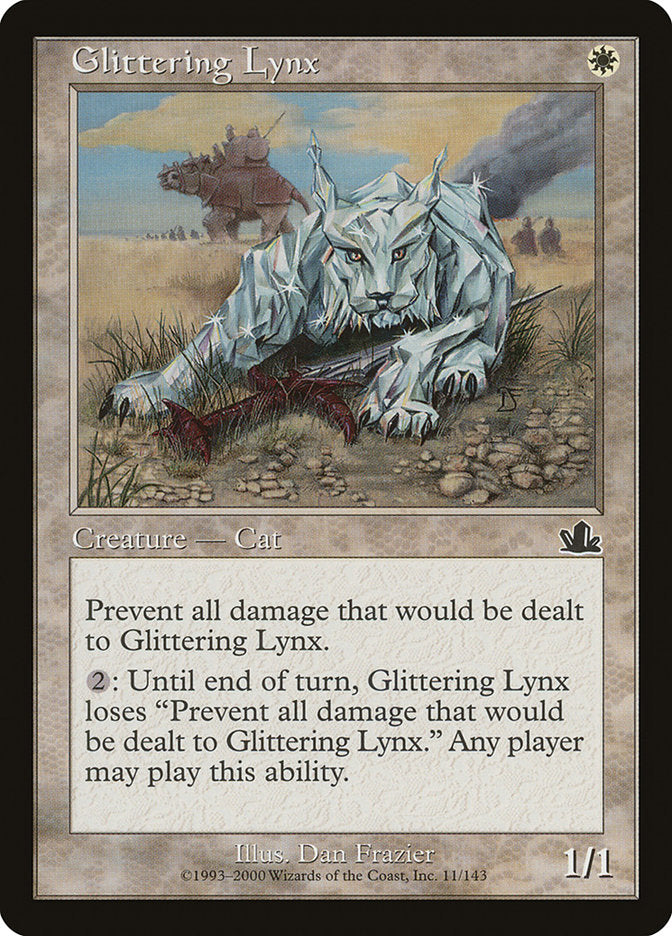 Glittering Lynx [Prophecy] | Golgari Games