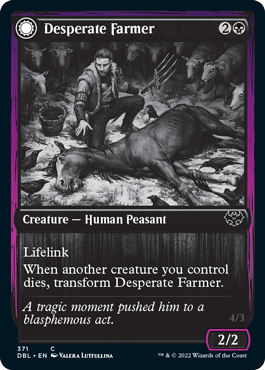 Desperate Farmer // Depraved Harvester [Innistrad: Double Feature] | Local Legends