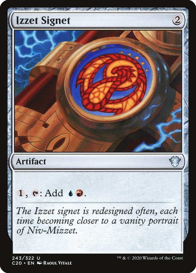 Izzet Signet [Commander 2020] | Local Legends