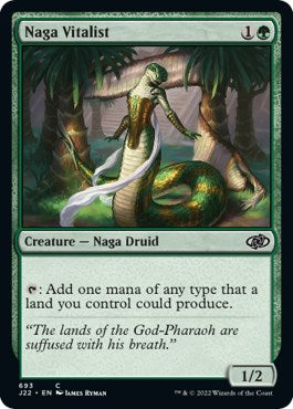 Naga Vitalist [Jumpstart 2022] | Golgari Games