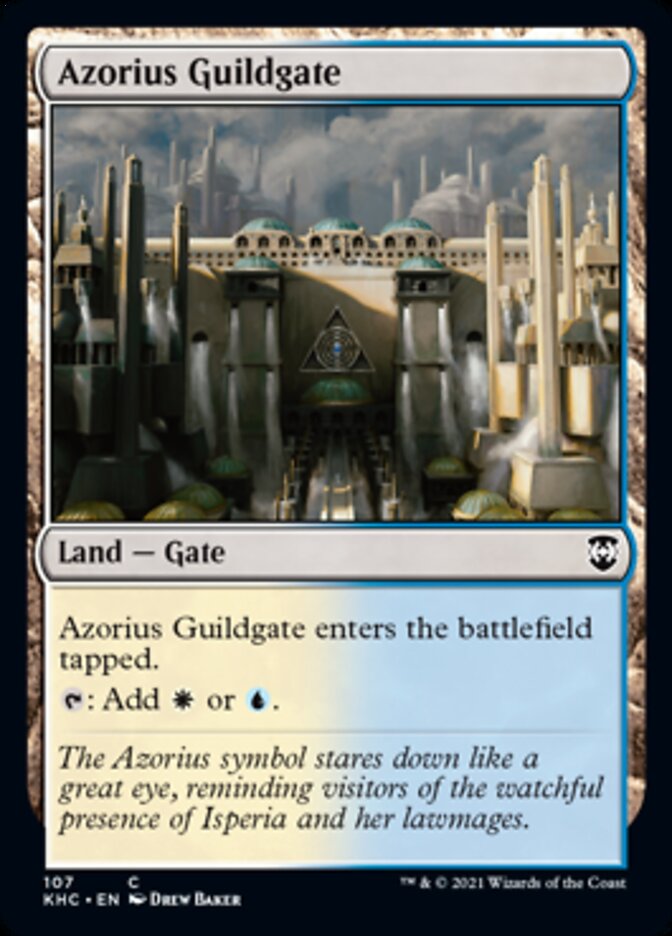 Azorius Guildgate [Kaldheim Commander] | Golgari Games