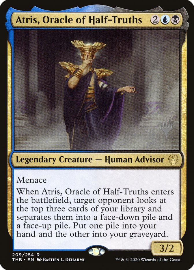 Atris, Oracle of Half-Truths (Promo Pack) [Theros Beyond Death Promos] | Golgari Games