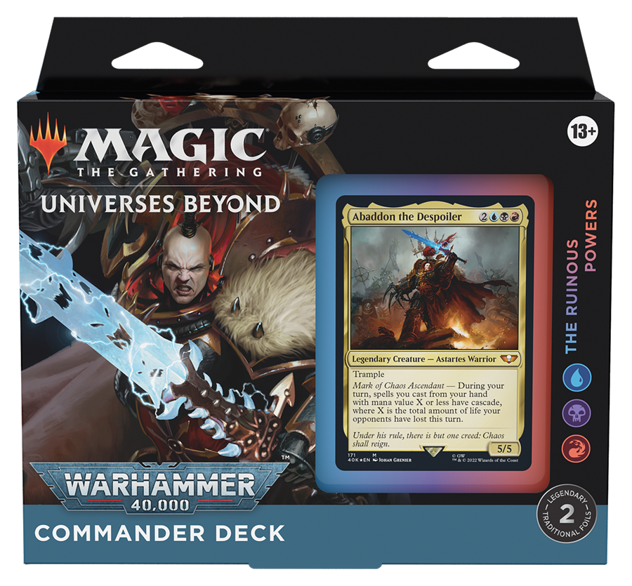 Warhammer 40,000 - Commander Deck (The Ruinous Powers) | Golgari Games