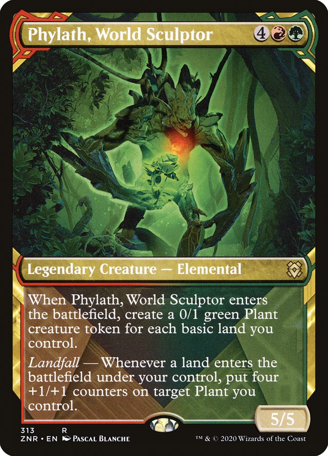 Phylath, World Sculptor (Showcase) [Zendikar Rising] | Local Legends