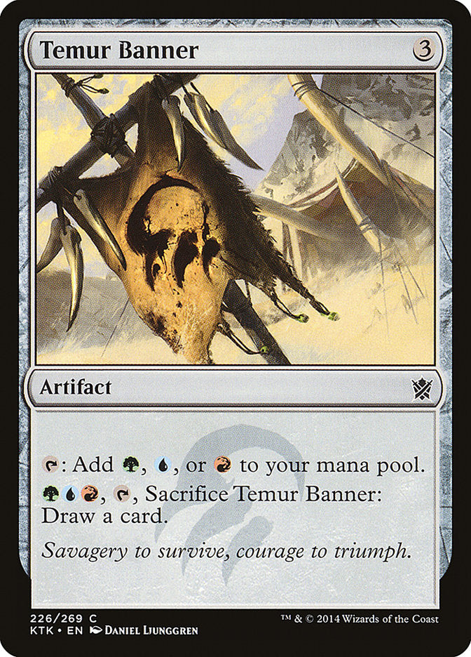 Temur Banner [Khans of Tarkir] | Local Legends