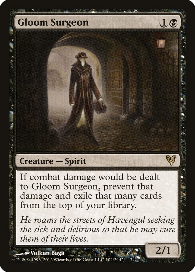 Gloom Surgeon [Avacyn Restored] | Golgari Games