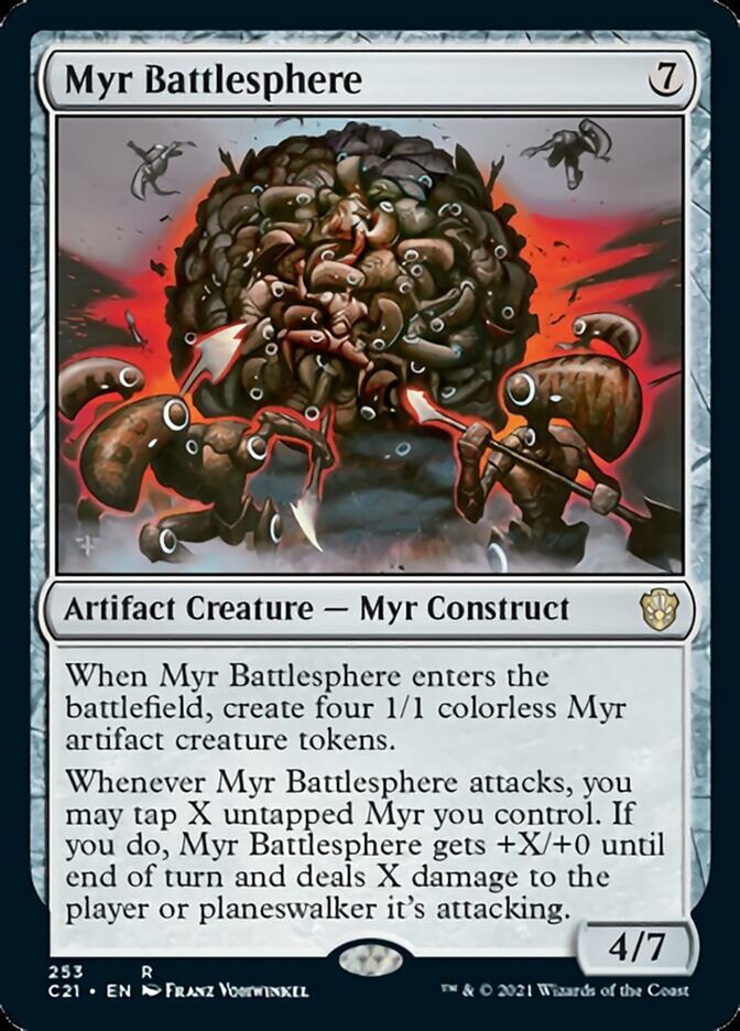 Myr Battlesphere [Commander 2021] | Golgari Games