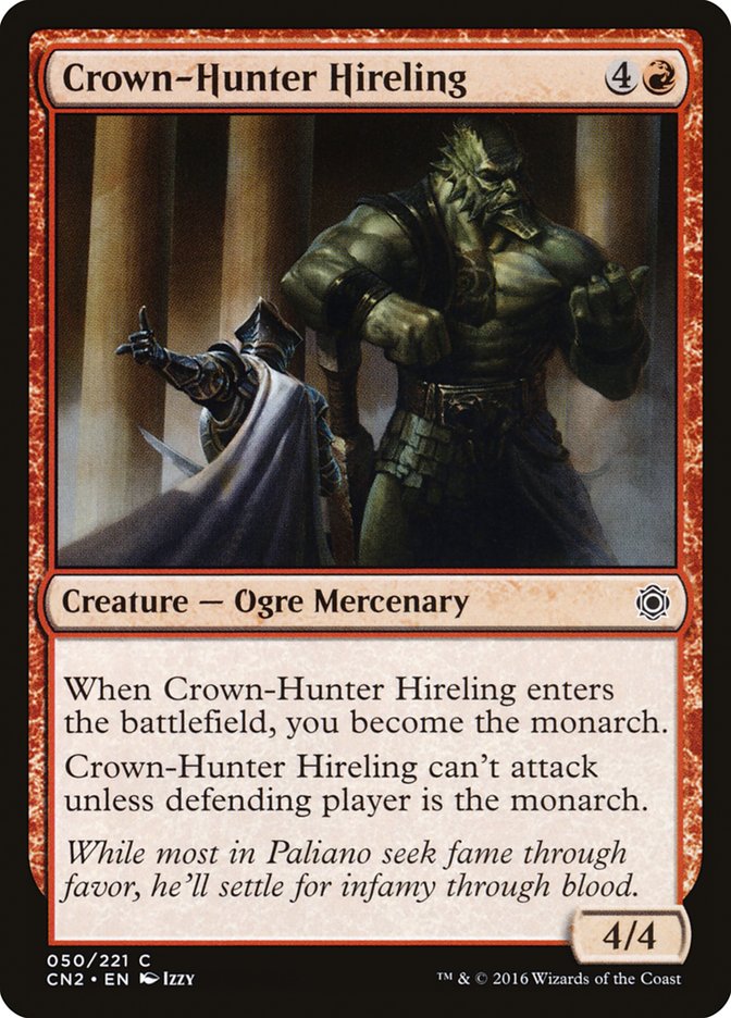 Crown-Hunter Hireling [Conspiracy: Take the Crown] | Golgari Games