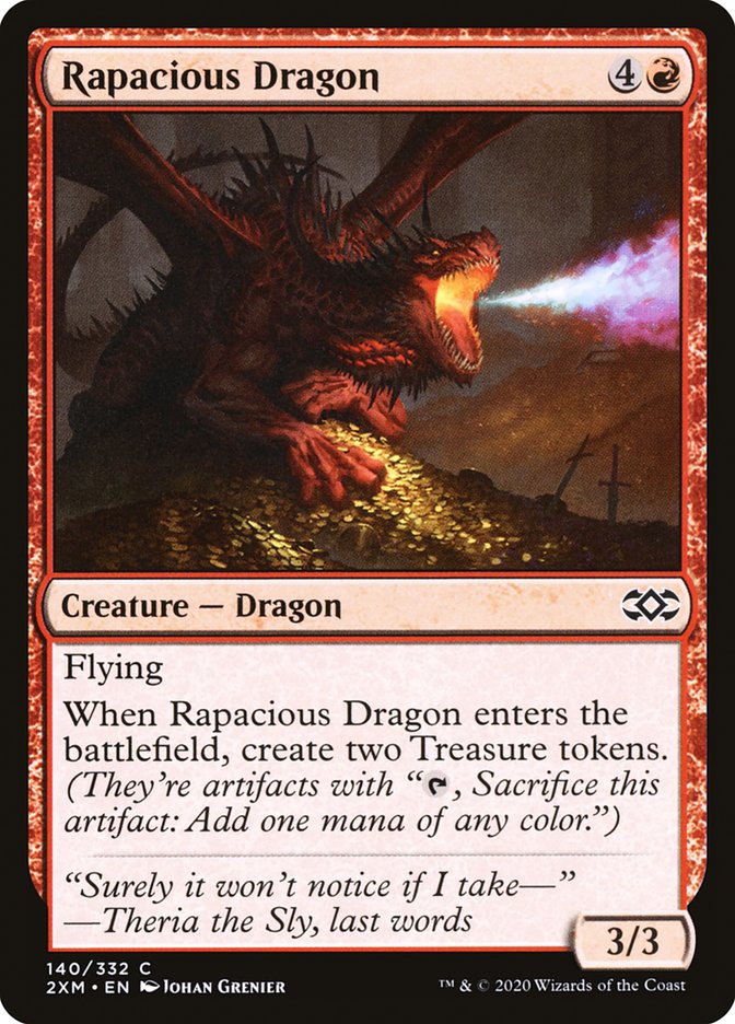 Rapacious Dragon [Double Masters] | Local Legends