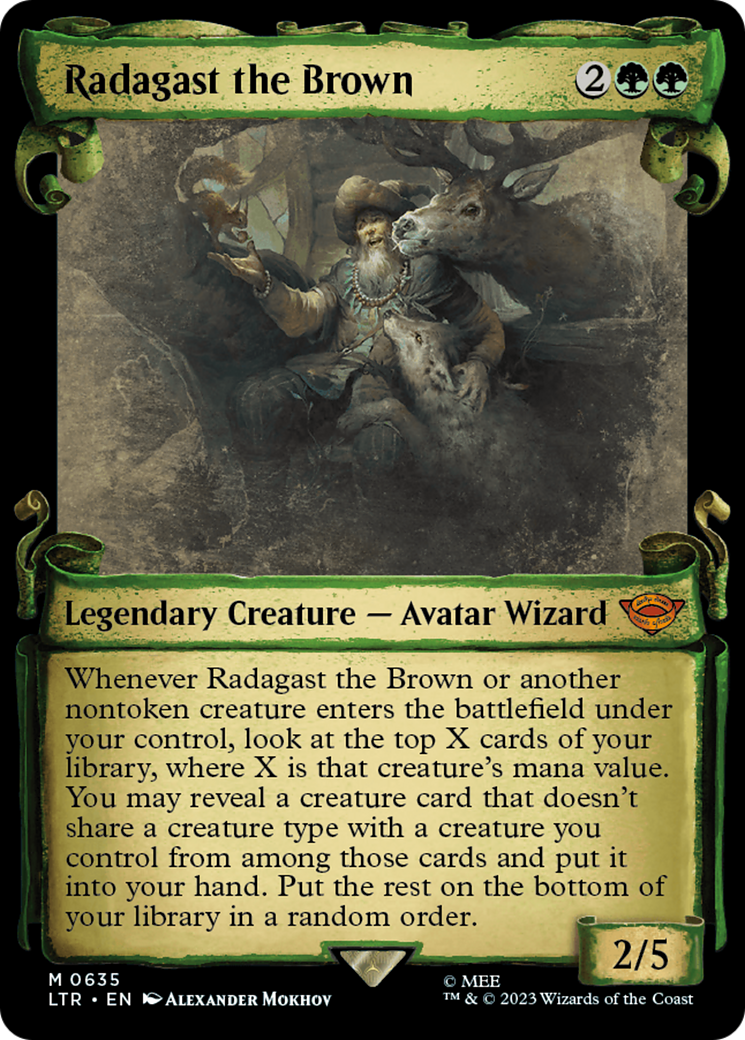 Radagast the Brown [The Lord of the Rings: Tales of Middle-Earth Showcase Scrolls] | Golgari Games