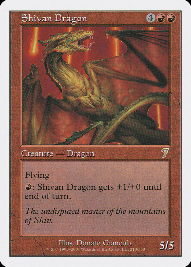 Shivan Dragon [Seventh Edition] | Local Legends